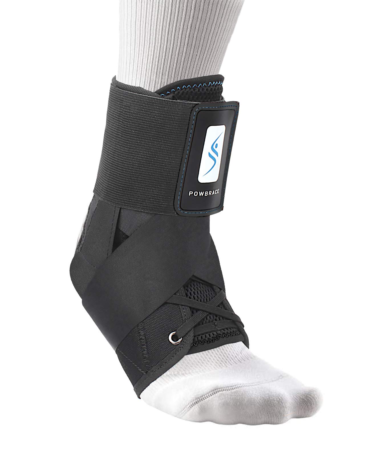 Amazon.co.jp: Powbrace 足首 サポーター スポーツ用 固定 捻挫